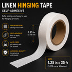 1 25 In X 35 Ft White Archival Adhesive Glue Acid-free Paper Photo Craft