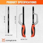 Valuemax 10  Hacksaw Mini Metal Saw Extra 1piece Blade Aluminum Compact Hack Saw
