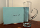New W  Box Tiffany   Co Crystal Glass 12  Tall Cocktail Martini Pitcher 64 Oz 