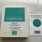 Stampin Up Ink Pad Bermuda Bay Retired 2022 Current Case As Is Case Yellowed