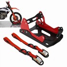 Trailer Dirt Bike Wheel Chock Tie Down Straps Kit For Pickup Truck Bed Cargo