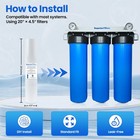 20 Micron Sediment Filter - 20x4 5 Filters Cartridges  20  X 4 5  