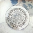 Vintage Sterling Silver Ashtray River Mayan Calendar 925 Ash Tray Mens Him Man