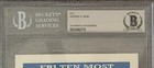 George W Bush President Signed 4x6    Usama Bin Laden Fbi Cut Bgs Beckett Auto