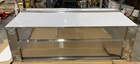 Regency 24    X 72    Stainless Steel Enclosed Base Table Open Front 600ebt2472