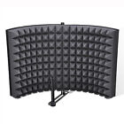 2 Fold Microphone Isolation Shield Video Studio Recording Absorber Foam Panel