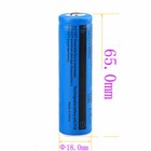 2pcs Battery 3000mah 3 7v Brc Rechargeable Flashlight Batteries double Charger