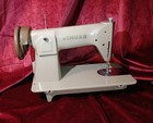 Antique Singer 191k Vintage Sewing Machine Serviced Tan Free Shipping