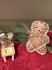 Gingerbread Christmas Decorations Collection Set Of 2