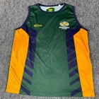 Classic Australia Kangaroos Tank Top Mens Xl Green Rugby League Training Ps3 90s