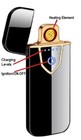 Dual Arc Electric Usb Lighter Rechargeable Plasma Windproof Flameless Cigarette