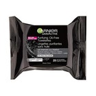 2-new Garnier Skinactive Purifying Oil-free Cleansing Towelettes With Charcoal