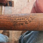 Vintage 1920s Spalding Wood Baseball Bat Model 1 Diamond Ball Logo 200ch 34 Inch