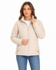 New Women   s Puffer Work Jacket     Durable Quilted Lightweight Warm Coat Usa