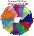 Organza Bags 3  4 Inches   small Jewelry Favor Pouches Christmas Candy Wedding Birt