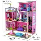 Kidkraft Uptown Wooden Dollhouse With 36 Accessories  Ages 4   Up