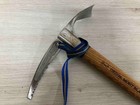 Ice Axe Wooden Handle Metal Head Grivel Mont Blanc Made Italy Vintage L73cm F s