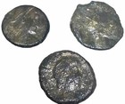3 Small Genuine Ancient Roman Coins 260-360ad
