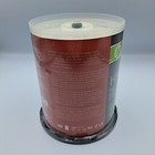 100 Hp  Dvd-r Dvd 16x Blank 4 7gb White Inkjet Printable Disc Spindle Cake Box