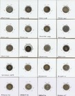 Lot Of 20 Different Canada Five Cents Silver 1872-h To 1920