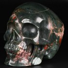 5 0  African Bloodstone Carved Crystal Skull  Realistic  Crystal Healing