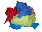 Colored Knit Rags 50 Lb Box - T-shirt Wiping Cleaning Cloths 