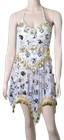 Women Belly Dance Costume Jumpsuits Belt Skirt Silver Gold Coins Exotic Fashion