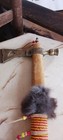   awesome  Vintage Native American Brass Pipe Tomahawk Native Made  Very Nice   
