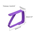 Tablecloth Clips 50mm X 40mm 420 Stainless Steel Table Cloth Holder Purple 4 Pcs