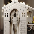 Kid Plastic Outdoor Playhouse With Light Strip  building Blocks Toddler Toy