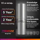  satin Chrome Matte Metallic Car Vinyl Wrap Sticker Decal Air Bubble Free Tech