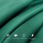 2 Pcs Cotton Sateen Pillow Shams Soft Breathable Pillowcases Standard Queen King