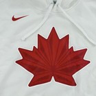 Team Canada Hockey Hoodie Mens 2xl White Red Nike Pullover Nhl Hockey Maple Leaf