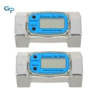 2 Pack 2 Inch Digital Flow Meter 15 8-132 Gpm For Diesel Kerosene Gasoline Water
