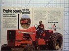 Vintage Print Ad 1972 Alice-chalmers One-ninety Xt Farm Tractor Farmer Plowing