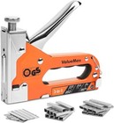 Valuemax Heavy Duty 3 In 1 Hand Staple Gun Tacker W 3000 Staples Manual Nail Gun