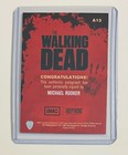 The Walking Dead Season 1 Michael Rooker As Merle Dixon Autograph Card  a13 