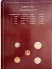 Coin Sets Of All Nations Barbados 1992-1996  Scarce Set Olympic Game Stamp  Rare