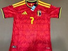 Belgium Wc 2026 Home Soccer Jersey Player Version Red Devils Fan Wear Size S-2xl