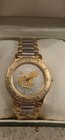 Apollo Landing Eagle Dollar Mens Bracelet Coin Watch Gold Plated 24k Gold 