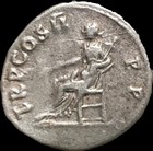 Trajan    Roman Imperial  Silver Denarius fortuna Seated 2 91 Grams  Scarce 
