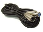 New 25ft Xlr 3pin Male Female Balanced Mic Microphone Audio Cord Shielded Cable 