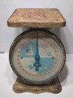    vintage    Metal Baby Nursery Scale 30 Pounds By Ounces Mechanical Antique Metal