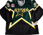 Vtg-nwt-s Mike Modano Dallas Stars Grn 1999 Stanley Cup Patch Ccm Hockey Jersey