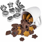 30pcs Mini Cookie Cutter Set With Box  Small Stainless Steel Veggie Cutters  New