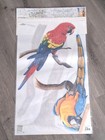 1999 Tatouage Carolyn Yovan Dry Rub Transfers Birds Toucan Jumbo Macaw New 