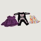 Carter s Gerber Baby Girl Clothes Lot Nb 0-3 Months Bodysuit Pants Dress 10pc