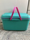 Eagle Craftstor Craft Sewing Storage Tote Vintage 90s Bin Organizer W  Tray 20   