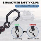 2pcs Kayak Rope Tie Down Ratchet Straps 1 4    12  Bow 1 4   12 -2pcs  Black