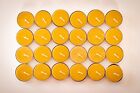 100  Pure Beeswax Tea Light Candles  4 Hours Each  Unscented  Packs Of 24 Or 48
